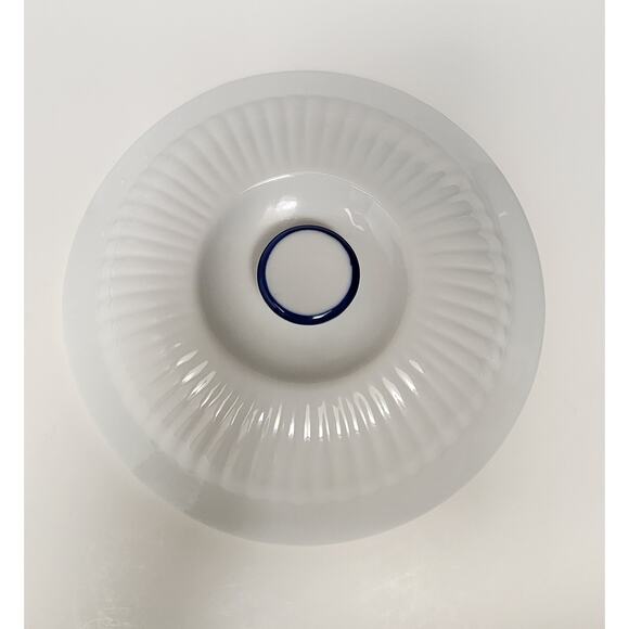 BIA Blanc De Table/Corningware Vintage Casserole Dish W/ Cobalt Blue Trim 9PCS - Picture 12 of 16